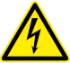 W08 Опасность поражения электрическим током размер 100