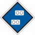 Знак «Временный сигнальный знак - Подготовиться к опусканию токопримника.» 450х450 мм