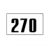 Знак «Путевой особый знак номера стрелки» (Московский) 220х840 / 220х1100