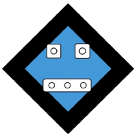 Знак «Постоянный сигнальный знак - Отключить ток.» 450х450 мм