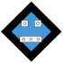 Знак «Постоянный сигнальный знак - Отключить ток.» 450х450 мм
